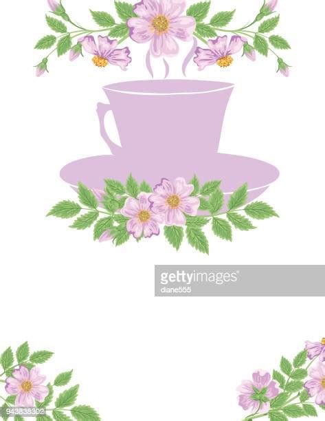 Pink Tea Party Background Vector Photos And Premium High Res Pictures