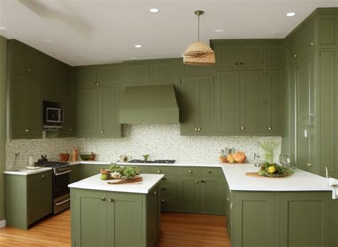 8 Popular Green Paint Colors Ideas For Kitchens