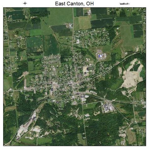 Aerial Photography Map Of East Canton Oh Ohio