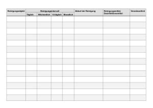 Pdf stundenzettel zum ausdrucken kalenderwoche blanko . Reinigungsplan, Intervall (PDF) | Pdf-Vorlage zum Ausdrucken