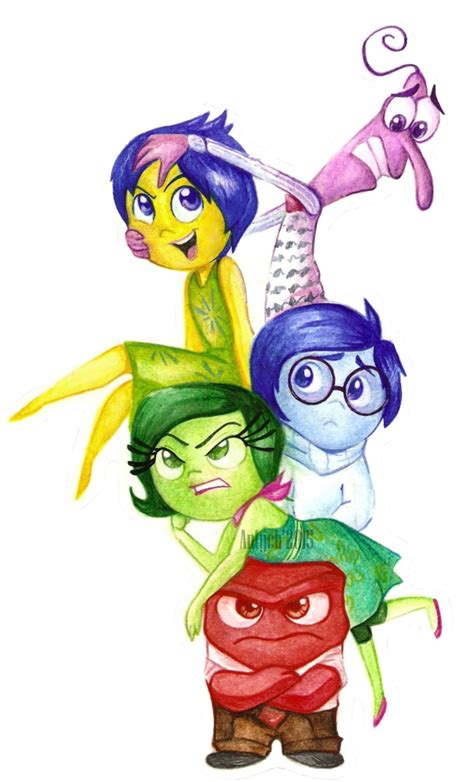 Inside Out: Emotion tower | Disney drawings, Cartoon drawings, Cartoon drawings disney