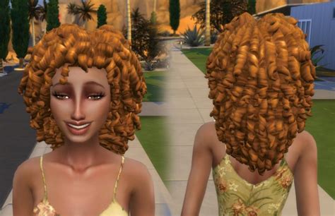 Sims 4 Hairs ~ Mystufforigin Long Tight Curls