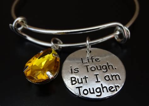 Life Is Tough But I Am Tougher Bracelet Graduation Bracelet