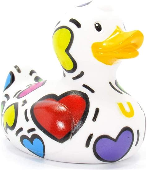 Amazon Com Pop Heart Love Valentines Rubber Duck By Bud Ducks Elegant Gift Packaging