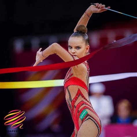 Dina qualified to 3 apparatus finals taking 2 gold medals in hoop, ribbon and a silver medal in clubs behind arina averina. Dina AVERINA (Russia)🇷🇺 ~ Ribbon @ European Championships ...
