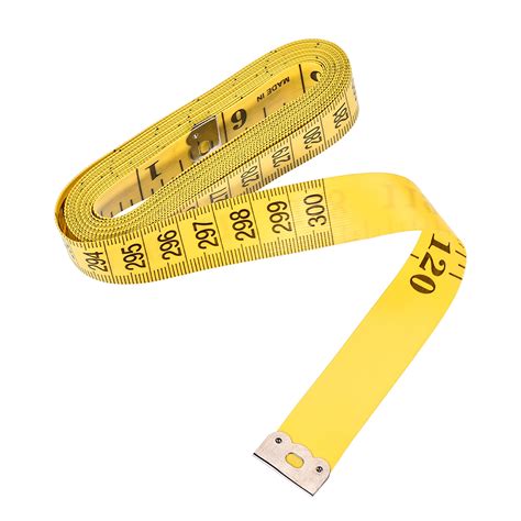 uxcell cloth tape measure for body 300cm 120 inch metric inch measuring tape soft dual sided for
