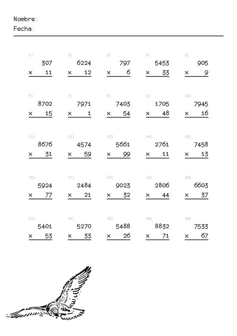 La comprensión lectora es muy importante durante el aprendizaje de los niños y adolescentes. fichas de primaria de multiplicaciones | Ejercicios de calculo, Matematicas tercero de primaria ...