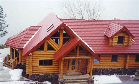 Browse 243 red metal roof on houzz whether you want inspiration for planning red metal roof or are building designer red metal roof from scratch, houzz has 243 pictures from the best designers, decorators, and architects in the country, including workshop ad and ggr contracting. red roof | Red roof, Home structure, Log homes