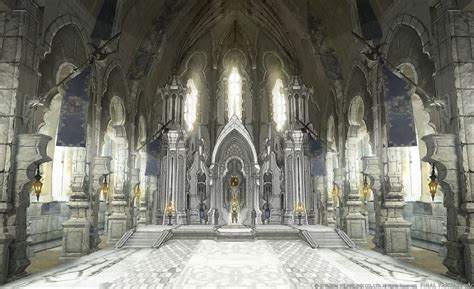 Archbishop Throne Room Art Final Fantasy Xiv Heavensward Art Gallery