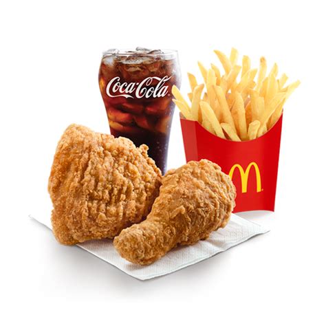 Not valid on orders fulfilled by instacart. 2 pcs Fried Chicken Meal - McDonald's™ Vietnam