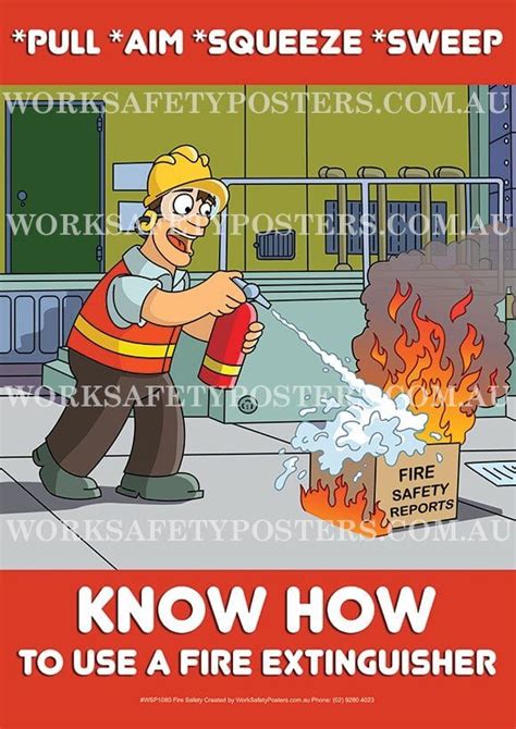 Fire Extinguisher Safety Posters