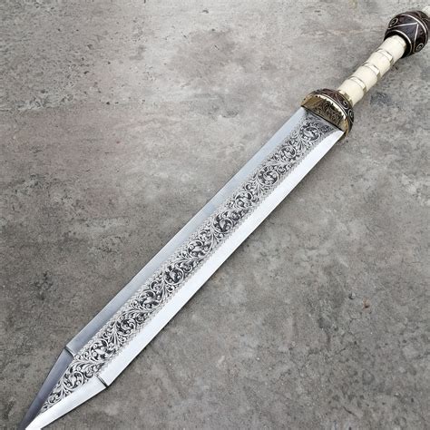 Remarkable Hand Forged Sword Longsword Handmade Chisel Etsy Uk Long