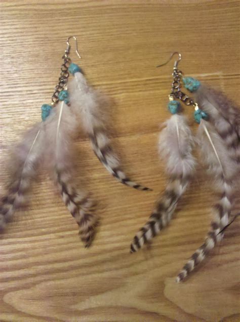 Striped Feather Earrings · A Feather Earring · Jewelry Making On Cut Out Keep
