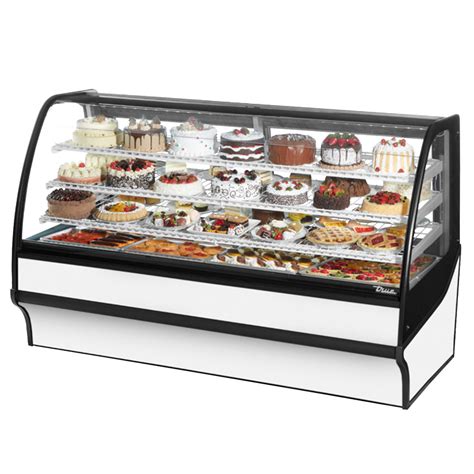 True Tdm R 77 Gege 77 White Curved Glass Refrigerated Bakery Display Case