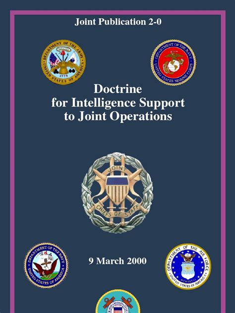 Jp 2 0 Intelligence Support To Joint Operations Mar 2000 Military