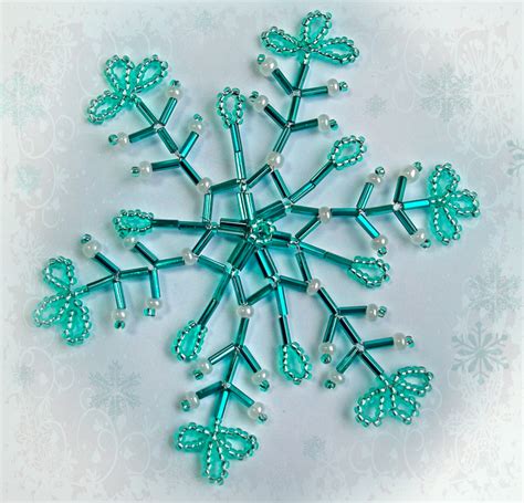 More Beaded Snowflake Tutorials The Beading Gems Journal