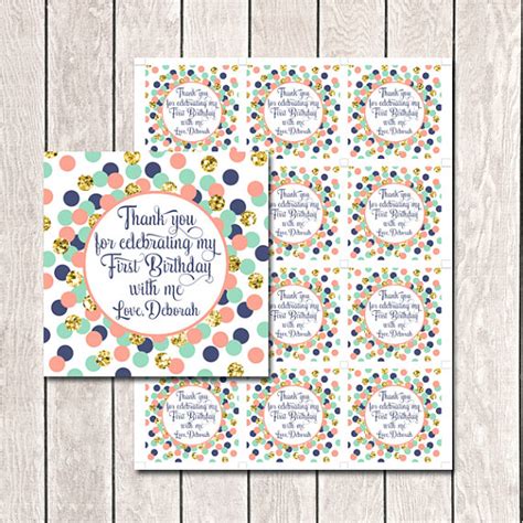 Free Printable Thank You For Celebrating My Birthday Tags Web These