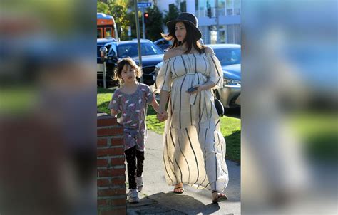 Pregnant Jenna Dewan Wears White See Through Dress With Daughter