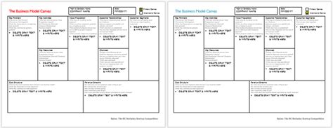Download 16 13 Excel Business Model Canvas Template Word Images Cdr