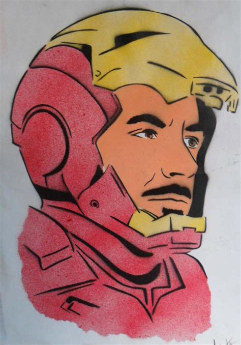 Iron Man Stencil By Winfield87 On Deviantart