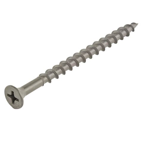 Grabber 8 3 In Philips Bugle Head Wood Deck Screws 23955 The Home Depot