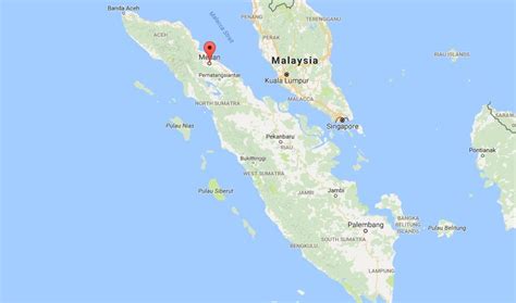 Where Is Medan On Map Sumatra
