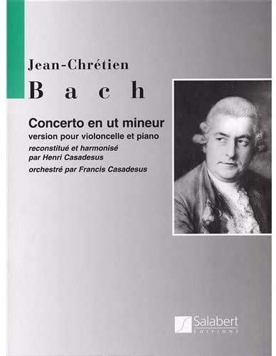 Jc Bach Concerto In C Minor Score And Parts Casadesus String Solo