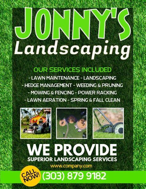 Free Landscaping Flyer Templates Word