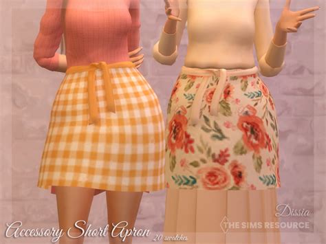 The Sims Resource Accessory Short Apron