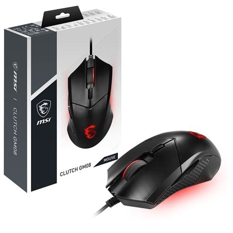 Msi Clutch Gm08 Gaming Mouse Gaminggentr