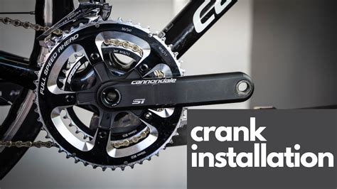 Cannondale Hollowgram Si Crankset Installation Tutorial Youtube