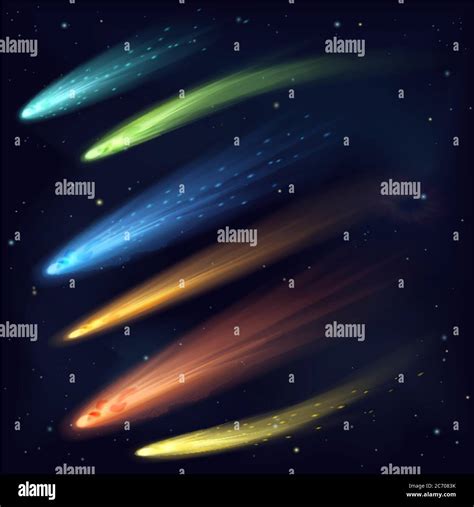 Year Of Meteors Stock Vector Images Alamy