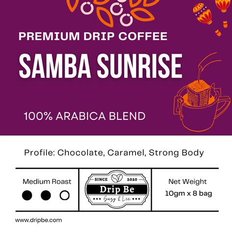 Drip Coffee Samba Sunrise By Drip Be Shopee Malaysia