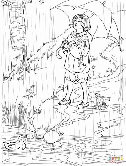 Rain Away Coloring Pages Printable Adult Supercoloring