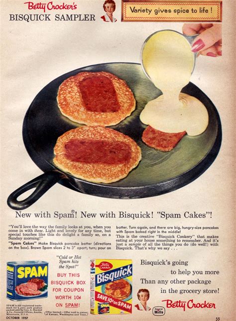 Spambisquick Spam Recipes Vintage Recipes Retro Recipes