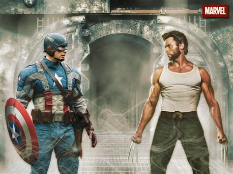 Wolverine Vs Captain America Movie Versions Battles Comic Vine
