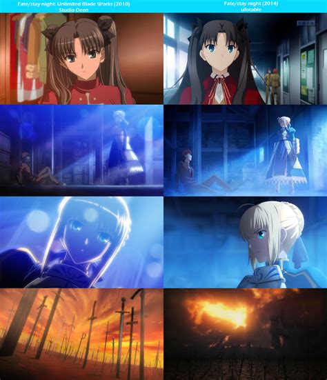 We're 99% funded by donations and as we grow, the server usage grows. Fate/stay night Unlimited Blade Works ufotable & Studio Deen Comparison - Otaku Tale