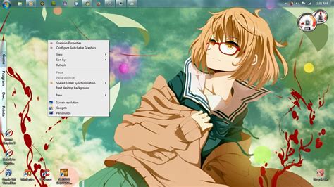 Windows 7 Anime Theme Kyoukai No Kanata Japanesse And Anime Lovers