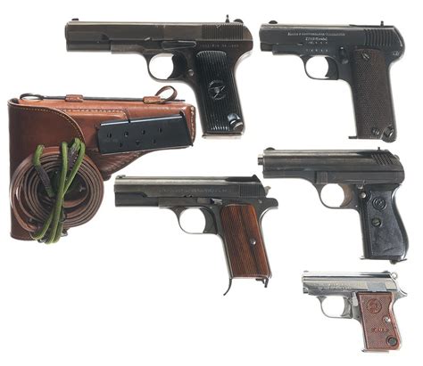 Five Semi Automatic Pistols A Chinese Type 54 Tokarev