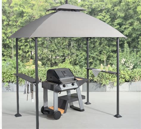 Mainstays Ledger 5 X 8 Outdoor Grill Gazebo With Canopy Top 9899
