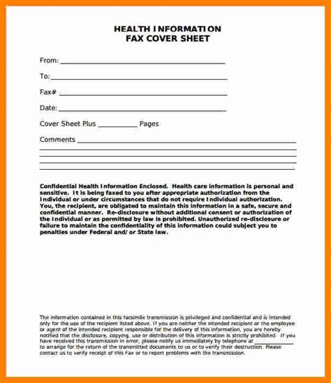 Awesome 9 Hipaa Fax Confidentiality Statement Fax Cover Sheet Cover