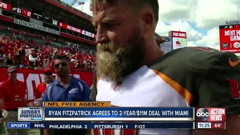 Ryan Fitzpatrick Agrees To 2 Year Contract With Dolphins