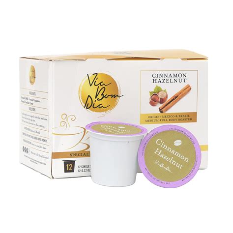 Amazon Com Naturally Flavored Organic Coffee Pods Cinnamon Hazelnut