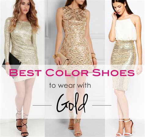 All The Best Color Shoes To Wear With A Gold Dress Shoetease Gold