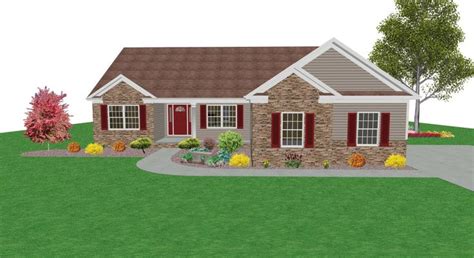 Furthermore, the floor plans of. ranch home exterior with side entry garage | MILT PAVLISIN ...