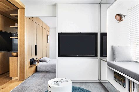 Un Mini Appartement Astucieux Par Tsai Design Aménagement Petit