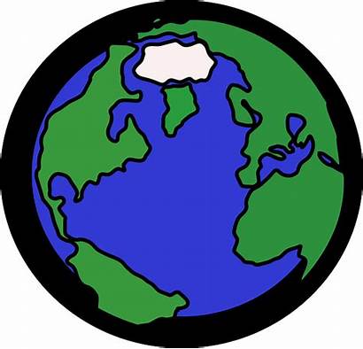 Bumi Planet Earth Cartoon Clipart Kartun Planeta
