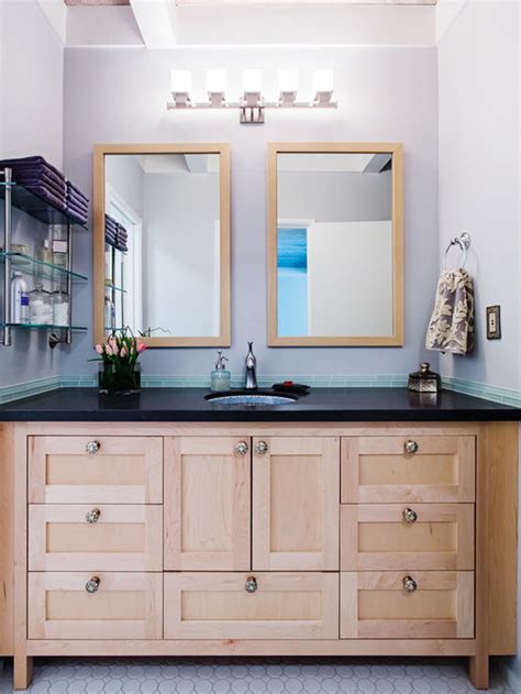 Kitchen paint ideas with maple cabinets thanks for watching remember to like, rate, and subscribe for more cool and creative. Maple Vanity | Houzz