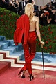 Met Gala 2022: Cara Delevingne Topless Painted In Gold On Red Carpet Of ...