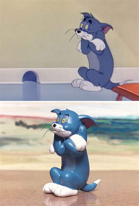 Japanese Artist Turns Tom And Jerry S Most Unfortunate Moments Into Sculptures And The Result